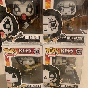 Funko Kiss complete set!!